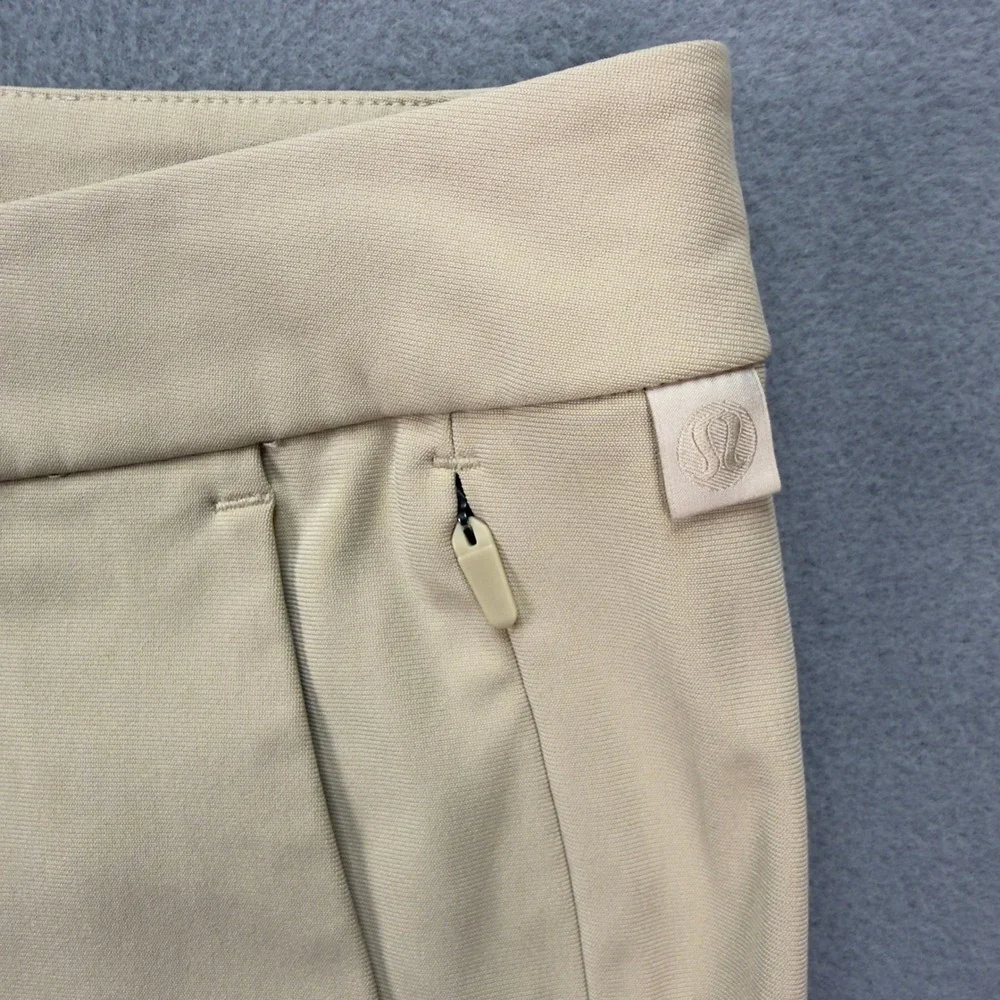 Lululemon Commission Pant Classic Warpstreme Tan Khaki Men 40 Chino Trousers